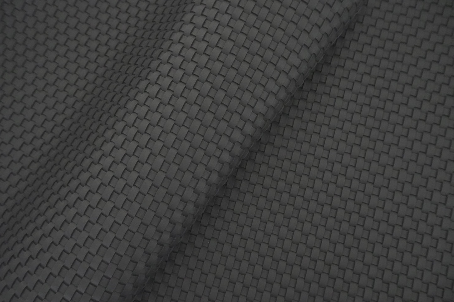 Raised Basket Weave Vinyl - Black