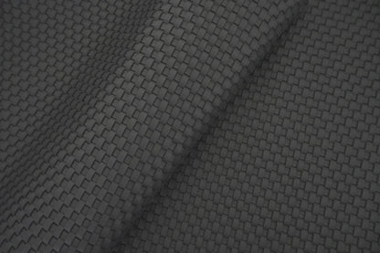 Raised Basket Weave Vinyl - Black