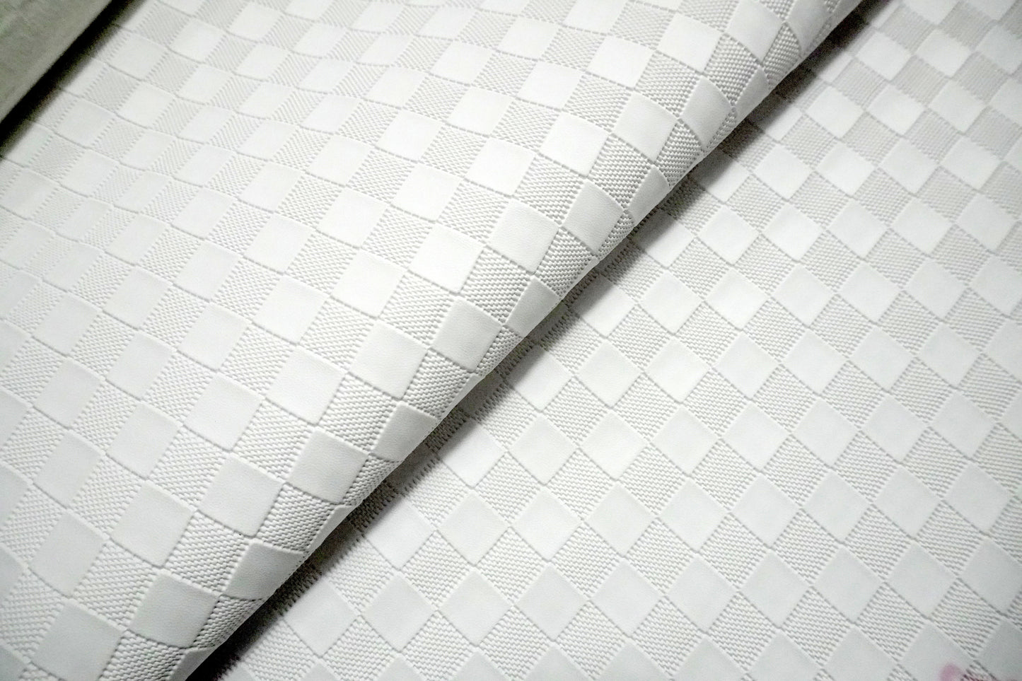 Checkerboard Vinyl - White