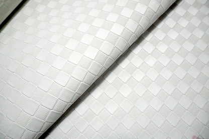 Checkerboard Vinyl - White
