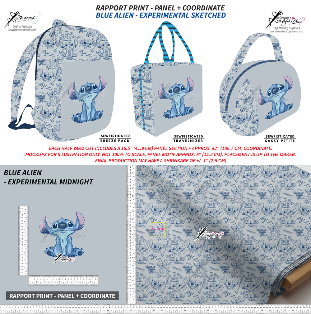 PO8 RAPPORT - BLUE ALIEN (EXPERIMENTAL SKETCHED)