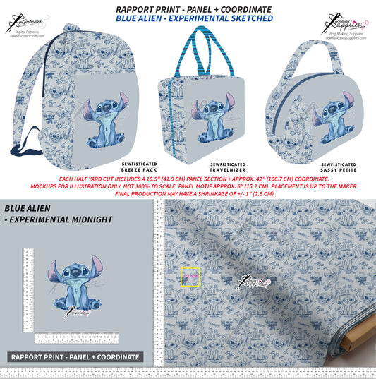 PO8 RAPPORT - BLUE ALIEN (EXPERIMENTAL SKETCHED)