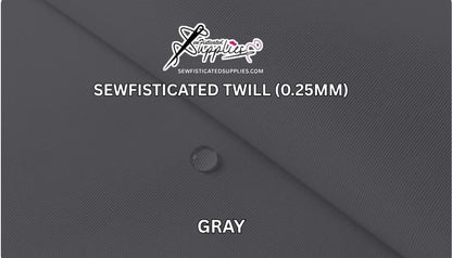 Sewfisticated Twill - GRAY