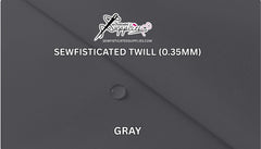 Sewfisticated Twill - GRAY