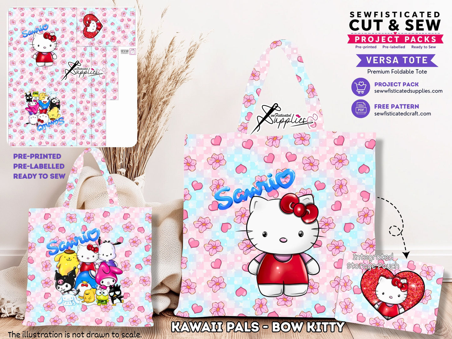 KAWAII PALS - BOW KITTY (PO#6 C&S#3)
