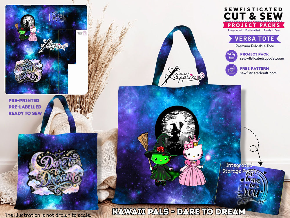 VERSA TOTE - KAWAII PALS (DARE TO DREAM)