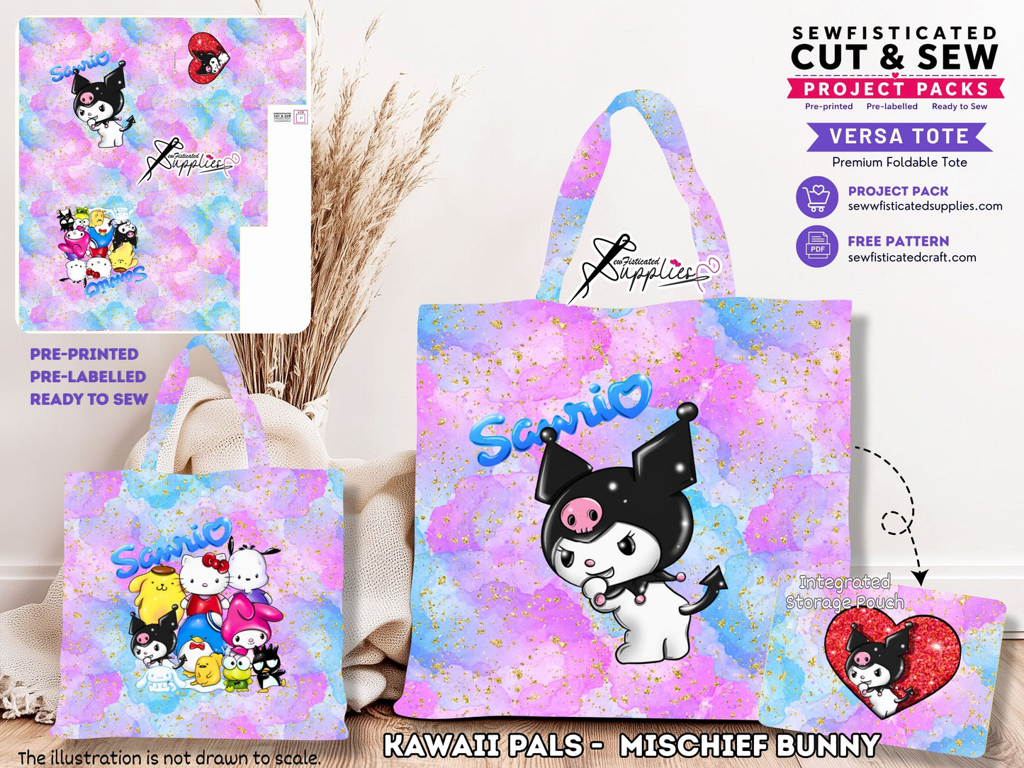 KAWAII PALS -  MISCHIEF BUNNY (PO#6 C&S#3)