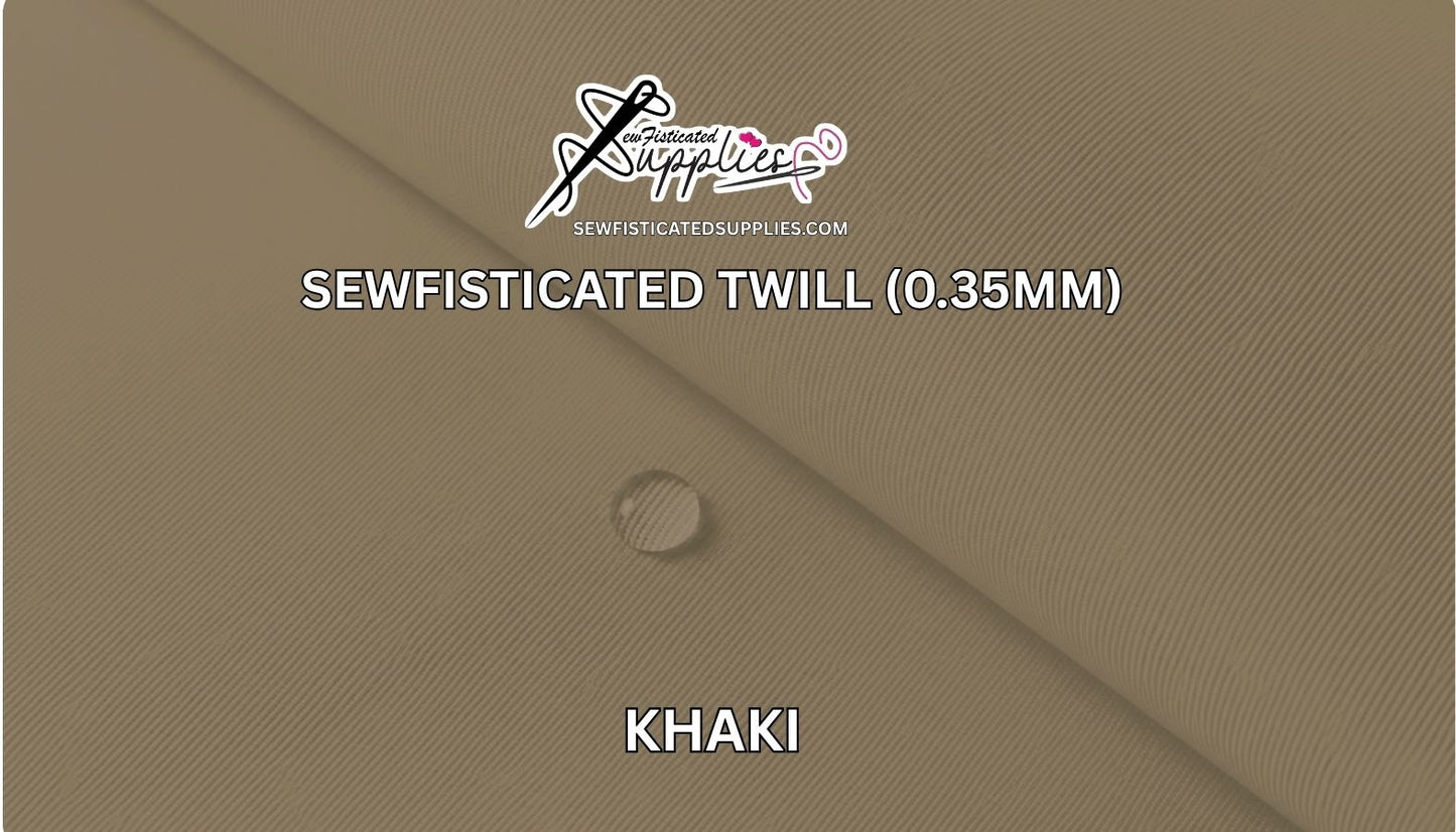 Sewfisticated Twill - KHAKI