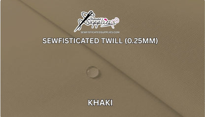 Sewfisticated Twill - KHAKI
