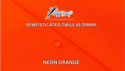 Sewfisticated Twill - NEON ORANGE