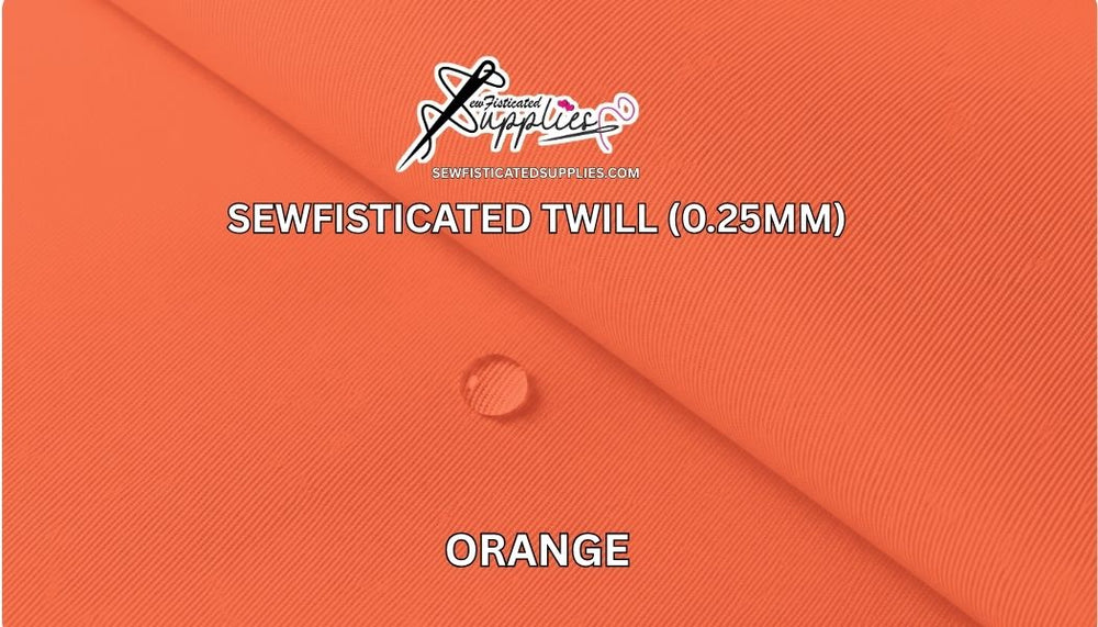 Sewfisticated Twill - ORANGE