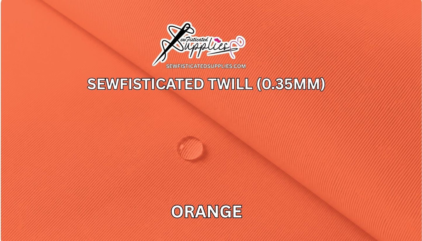 Sewfisticated Twill - ORANGE