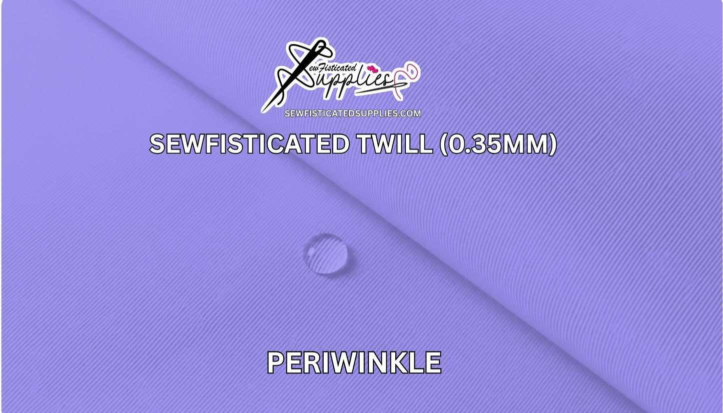 Sewfisticated Twill - PERIWINKLE