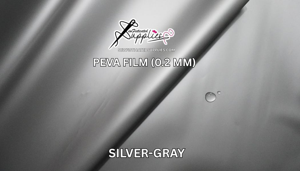 Silver-Gray Frosted PEVA Film