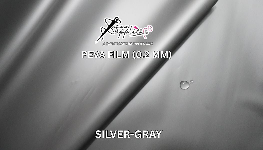 Silver-Gray Frosted PEVA Film