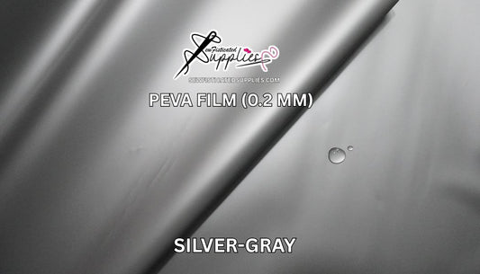 Silver-Gray Frosted PEVA Film