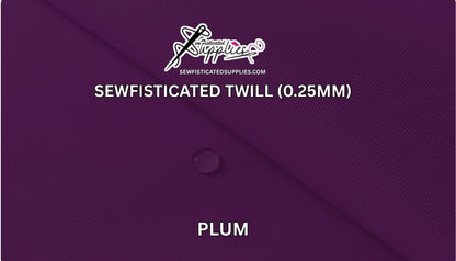 Sewfisticated Twill - PLUM