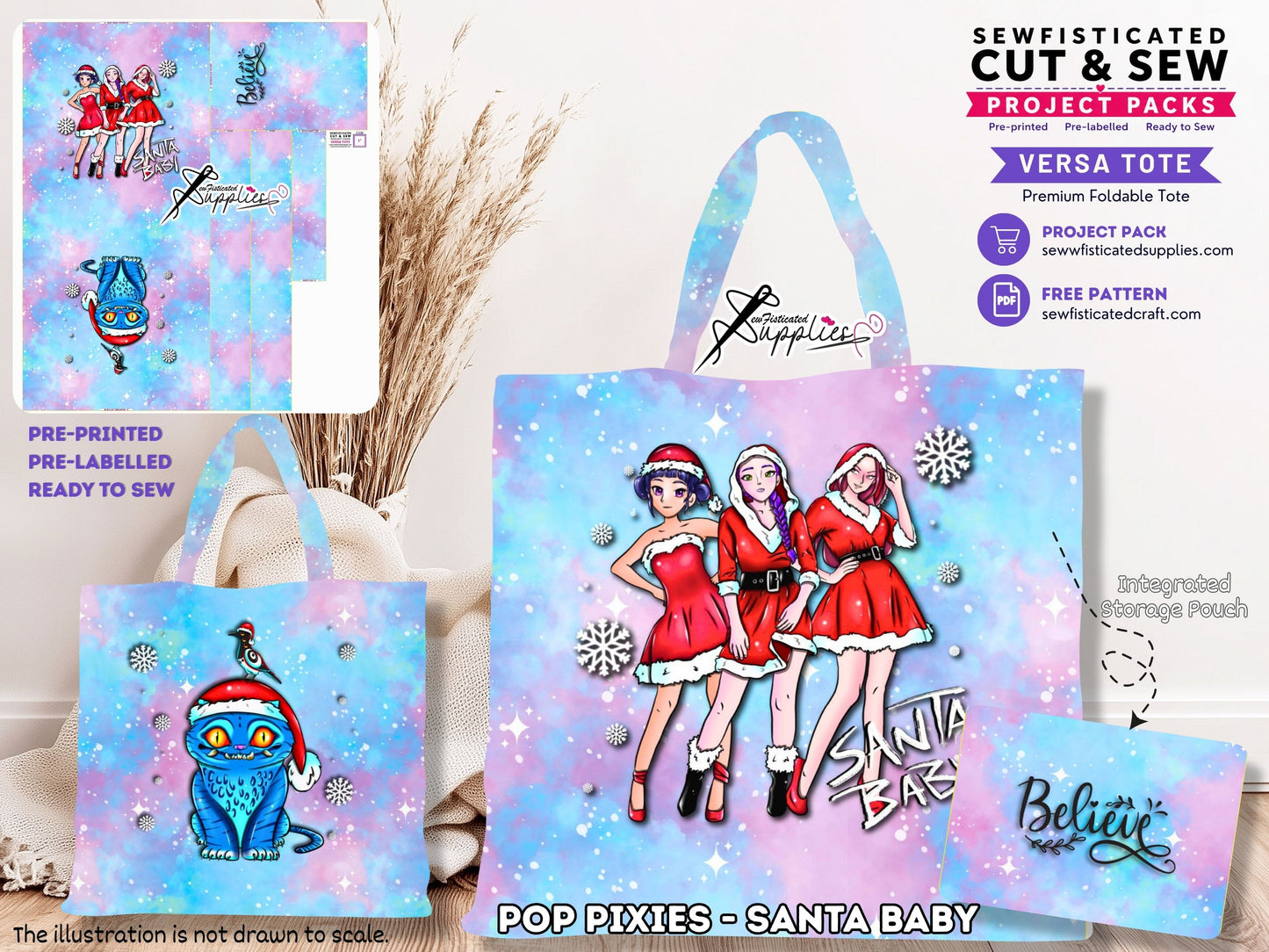PO#7 C&S#4 POP PIXIES - SANTA BABY