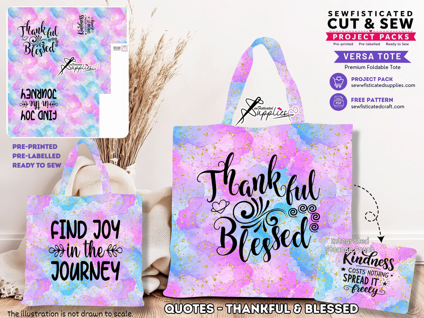 QUOTES - THANKFUL & BLESSED (PO#6 C&S#3)
