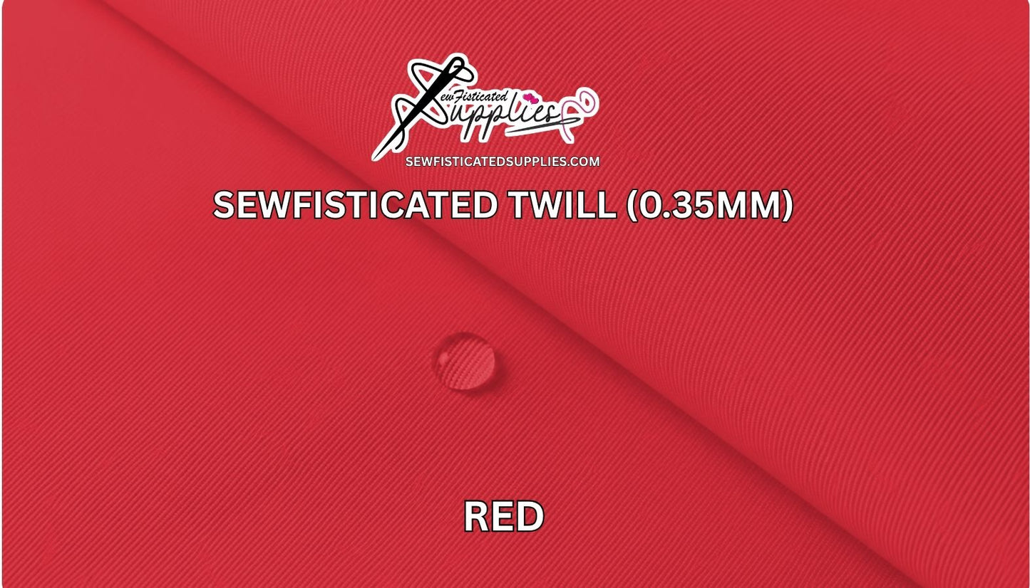 Sewfisticated Twill - RED