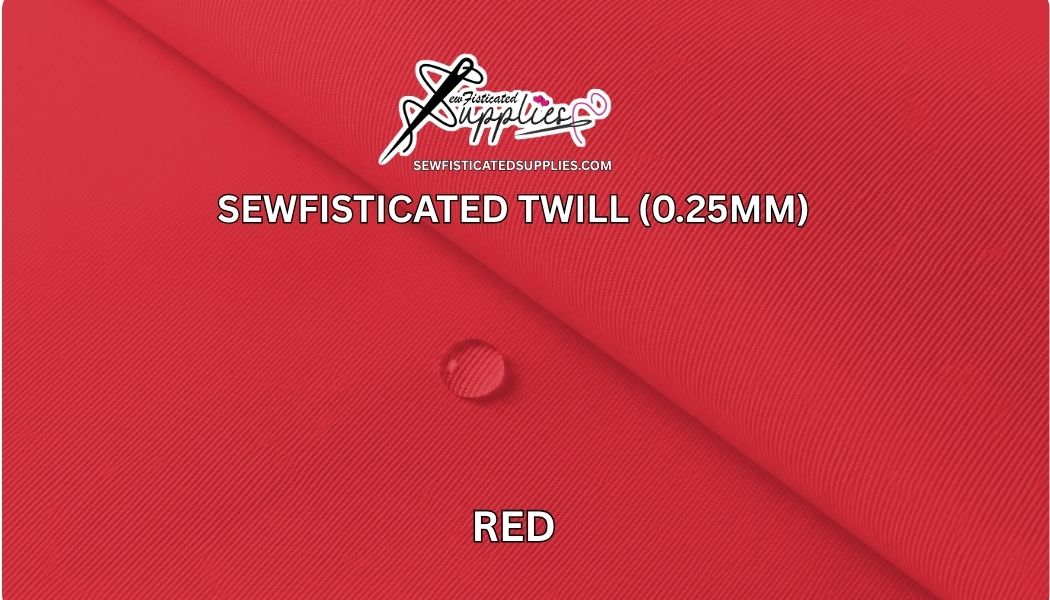 Sewfisticated Twill - RED