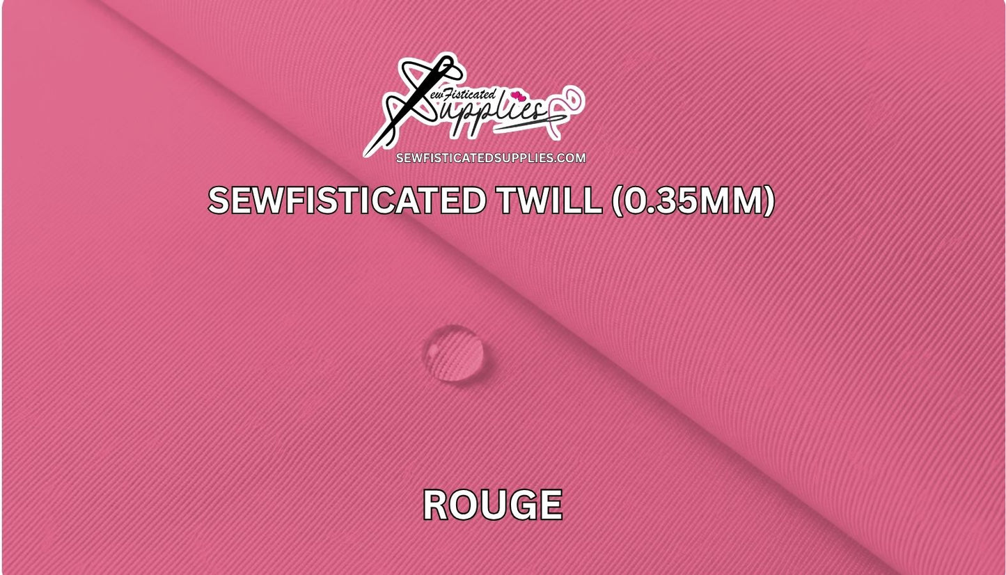 Sewfisticated Twill - ROUGE
