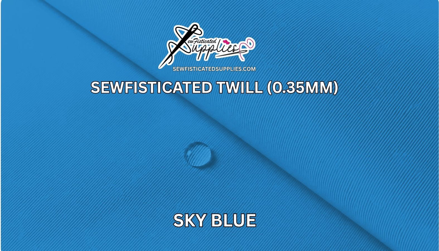 Sewfisticated Twill - SKY BLUE