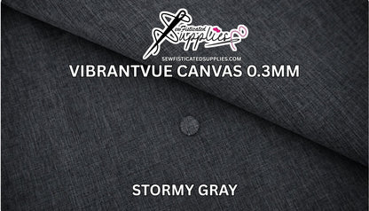 VibrantVue Canvas - STORMY GRAY