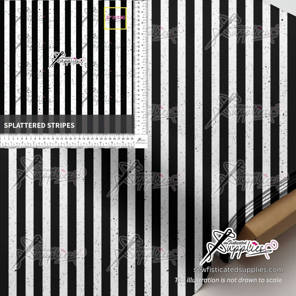 PO6 - SPLATTERED STRIPES