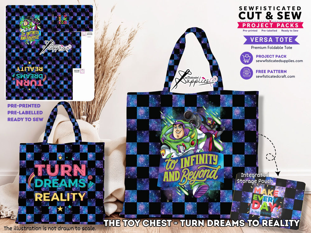 VERSA TOTE - THE TOY CHEST (TURN DREAMS TO REALITY)