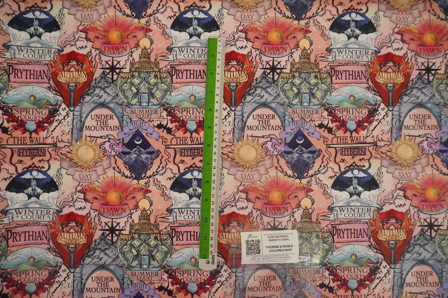 THORNES & ROSES - COLORED MAP
