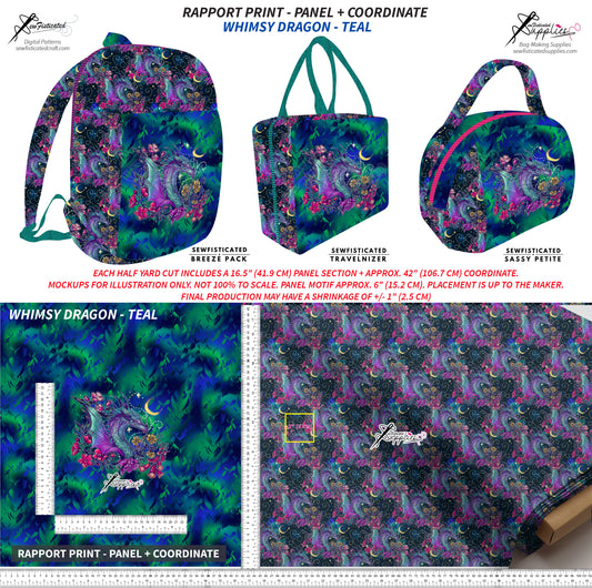 PO8 RAPPORT - WHIMSY DRAGON (TEAL)
