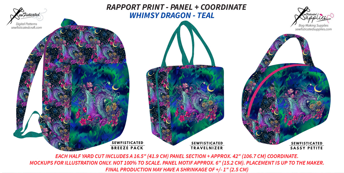 PO8 RAPPORT - WHIMSY DRAGON (TEAL)