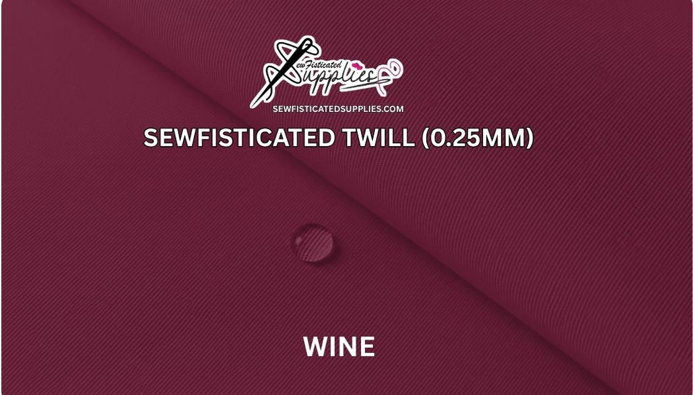 Sewfisticated Twill - WINE