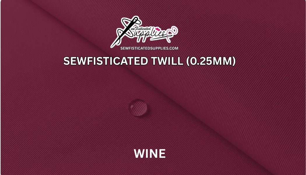 Sewfisticated Twill - WINE