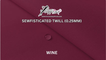 Sewfisticated Twill - WINE