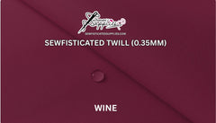 Sewfisticated Twill - WINE