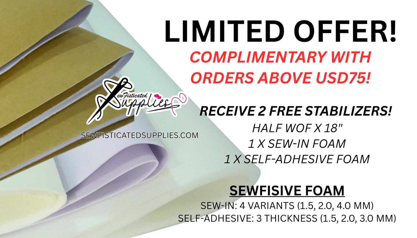 Complimentary - Sew-In and Self-Adhesive Foam