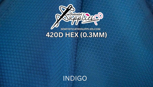 420D Hexagon - Indigo