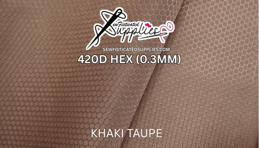 420D Hexagon - Khaki Taupe