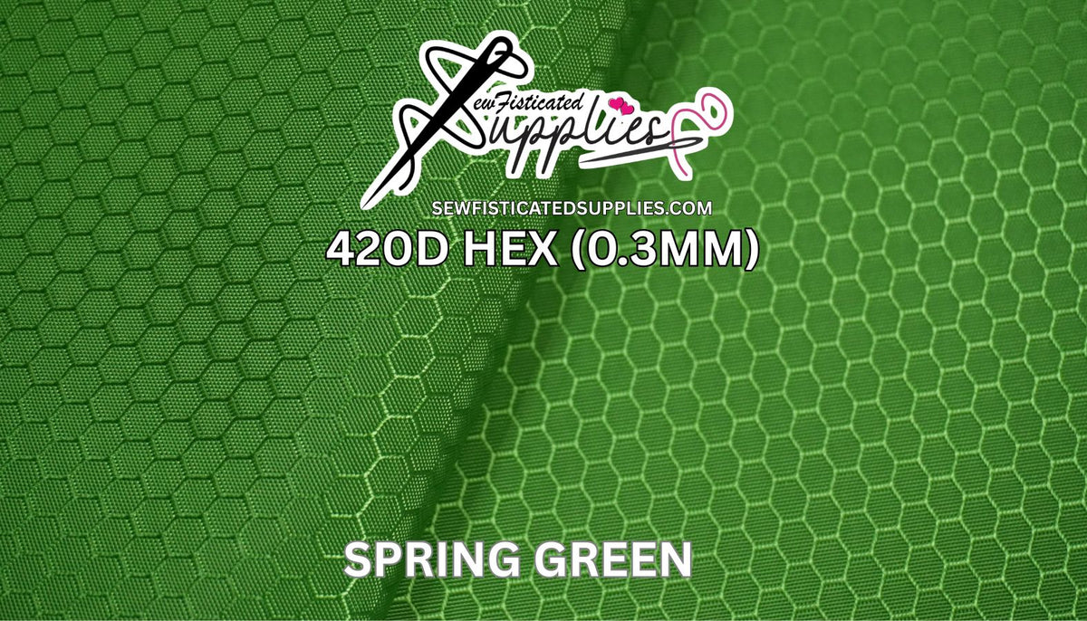 420D Hexagon - Spring Green