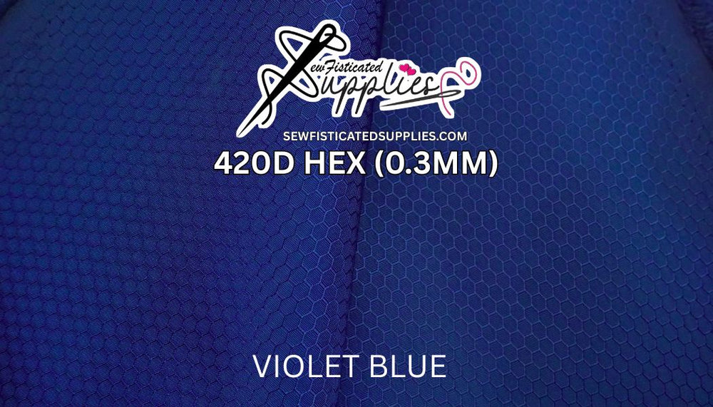 420D Hexagon - Violet Blue