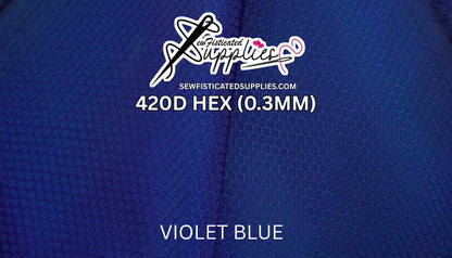 420D Hexagon - Violet Blue